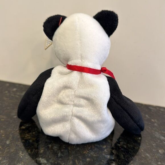 Ty Beanie Babies: Fortune the Panda Bear 1997 Vintage- NWT - Picture 4 of 8